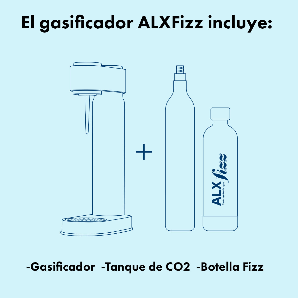 ALXfizz - Gasificador de agua (Preventa)