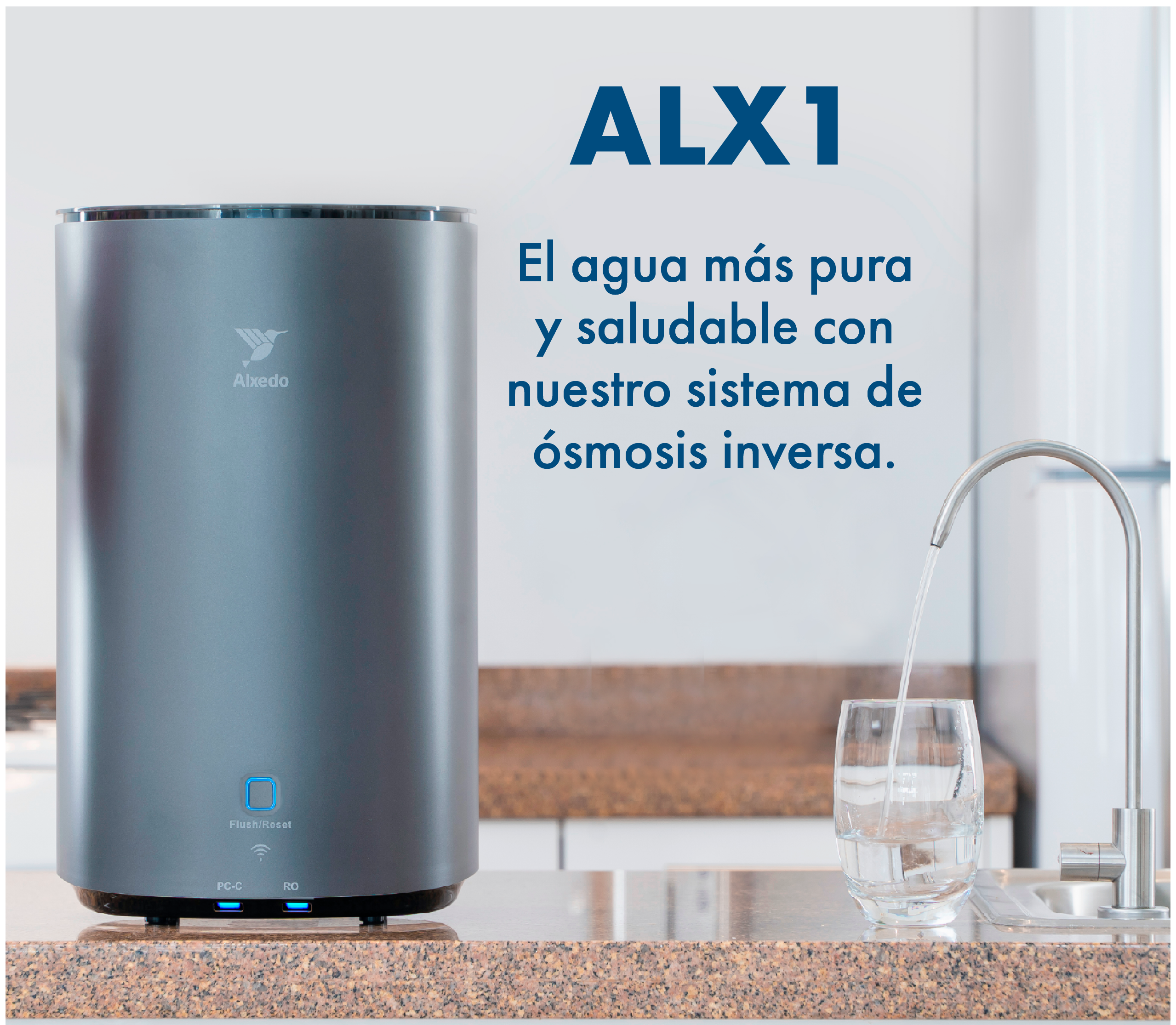 ALX1 - El Primer Purificador de agua inteligente en el mundo – Alxedo